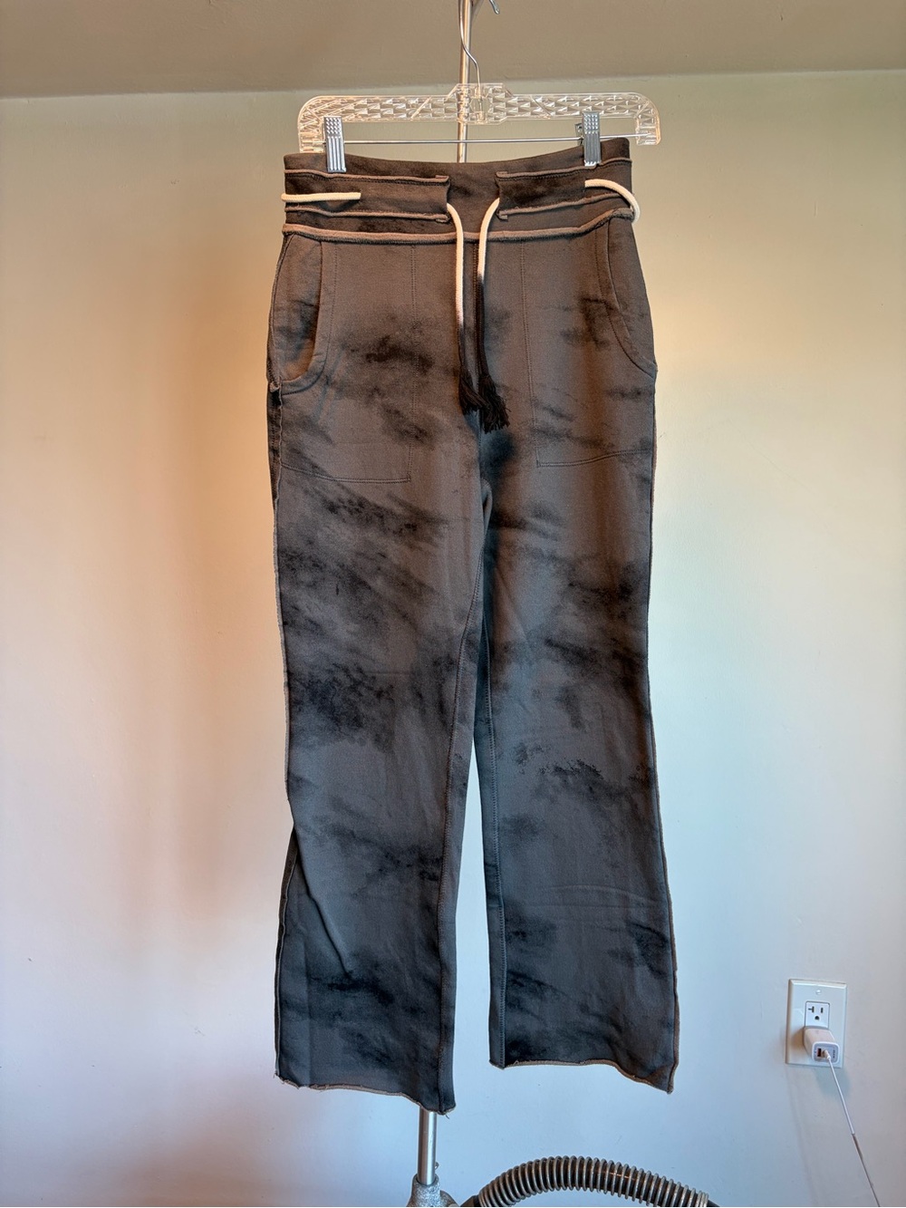 FP Movement Free People Grey Tie Dye Wide Leg Sweatpants Size XS